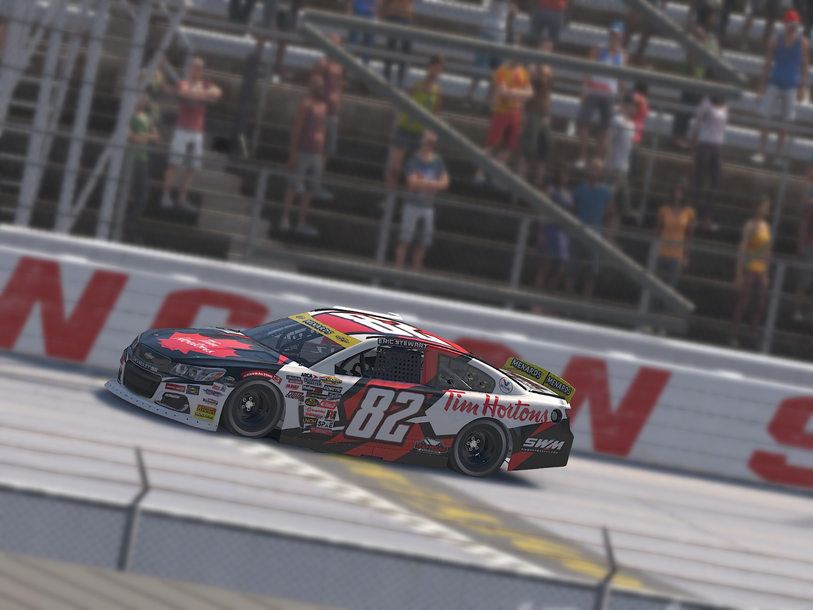 NASCAR-style Custom Racing Livery by K Designs